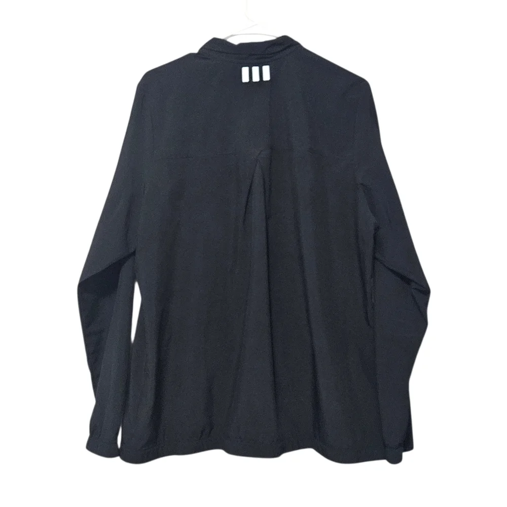NWT Adidas Woman's Black Windbraker  Jacket Size XL
